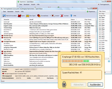 Spamihilator screenshot Spamihilator screenshot