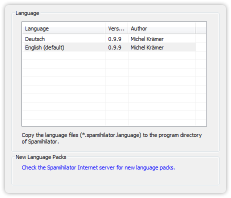 Language Settings