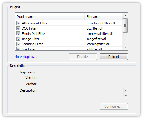 Plugin Settings